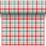 Plaid patterned paper with red, green, and white colors  Dunicel Seasonal Delight 3 in 1 runner