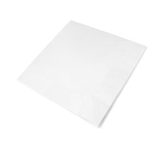 3ply 40cm white Swantex disposable paper napkins 100 per pack