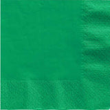 High quality 3ply 33cm festive green paper luncheon napkins by Amscan  33cm x 33cm Available in packs of 20 napkins