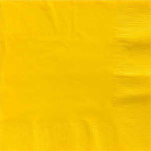 High quality 3ply 33cm Yellow Sunshine paper luncheon napkins by Amscan  33cm x 33cm Available in packs of 20 napkins