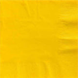 High quality 3ply 33cm Yellow Sunshine paper luncheon napkins by Amscan  33cm x 33cm Available in packs of 20 napkins