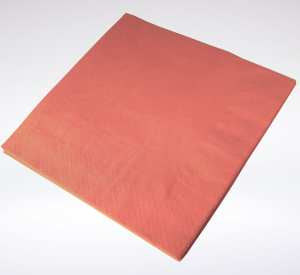 3ply 40cm terracotta Swantex disposable paper napkins 100 per pack