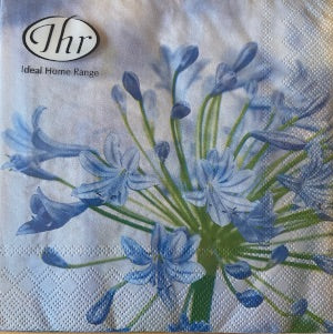 Ideal Home Range 3ply 33cm Allium Napkin. Triple-ply material offers convenience and durability. 20 Luncheon Napkins per Package 16.5 x 16.5 cm when closed, 33 x 33cm when open